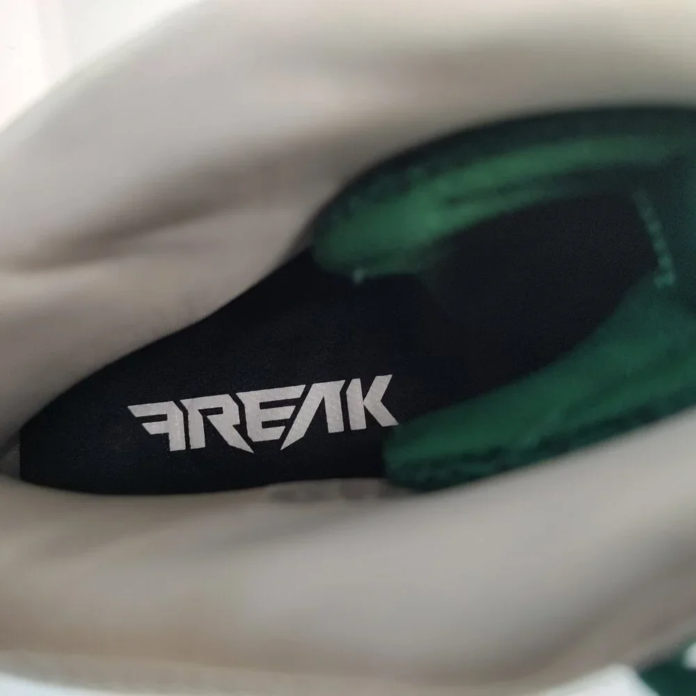 Adidas Mens Football Cleats 16 White Green Shoe Lacrosse Freak Carbon Mid - Picture 14 of 14
